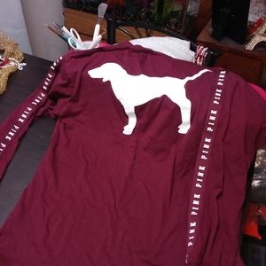 Pink long sleeve shirt